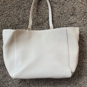 Dagne Dover Classic White Tote